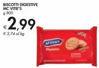 Bennet Biscotti digestive mc vite's offerta