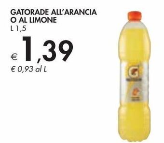 Bennet Gatorade all'arancia o al limone offerta