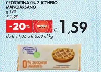 Bennet Crostatina 0% zucchero mangiarsano offerta
