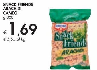 Bennet Snack friends arachidi cameo offerta