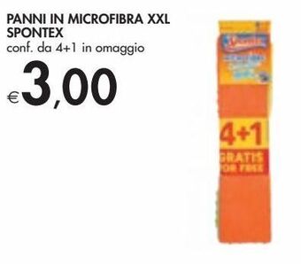 Bennet Panni in microfibra xxl spontex offerta