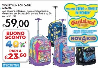 Bennet Trolley run boy o girl mitama offerta