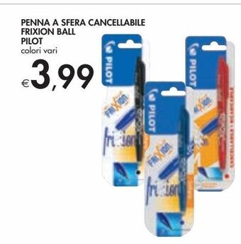 Bennet Penna a sfera cancellabile frixion ball pilot offerta