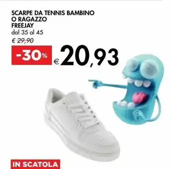 Bennet Scarpe da tennis bambino o ragazzo freejay offerta