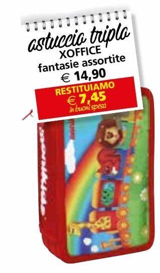 Il Gigante Astuccio triplo xoffice fantasie assortite offerta