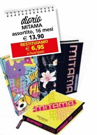 Il Gigante Diario mitama assortito 16 mesi offerta
