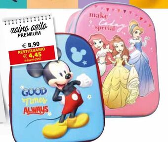 Il Gigante Zaino asilo premium offerta