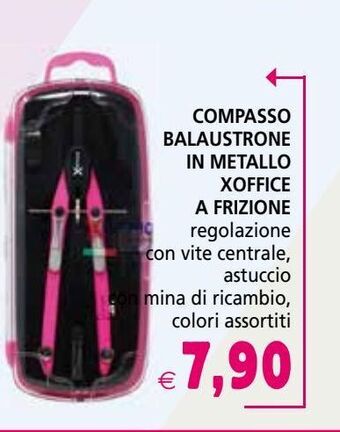 Il Gigante Compasso balaustrone in metallo xoffice a frizione offerta