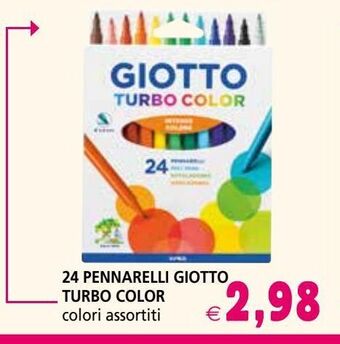 Il Gigante 24 pennarelli giotto turbo color offerta