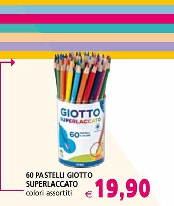 Il Gigante 60 pastelli giotto superlaccato offerta