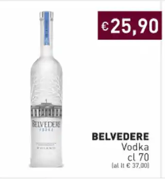 Prezzemolo e Vitale Belvedere Vodka 70cl offerta