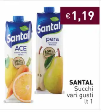 Prezzemolo e Vitale Santal Succhi vari gusti 1lt offerta