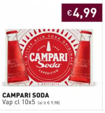 Prezzemolo e Vitale Campari Soda Vap 10cl x 5 offerta