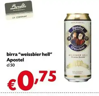 Borello Supermercati Weissbier Birra offerta