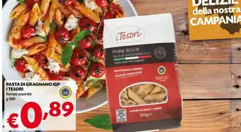Borello Supermercati I tesori Pasta di semola offerta