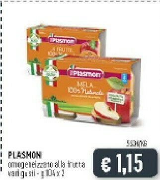 Deco Supermercati Plasmon Omogeneizzato Alla Frutta offerta