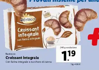 Lidl Na strecce Croissant integrale offerta