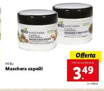 Lidl PH Bio Maschera capelli offerta
