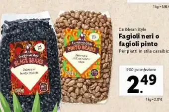 Lidl Fagioli neri o fagioli pinto 900g offerta
