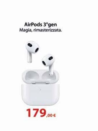 Euronics Airpods 3 gen magia rimasterizzata offerta