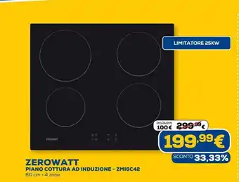 Euronics Zerowatt piano cottura a induzione - zm16c42 offerta