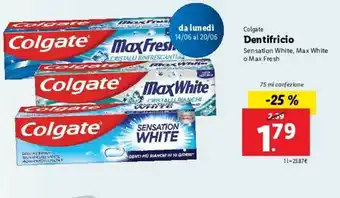 Lidl Colgate Dentrifico 75ml offerta