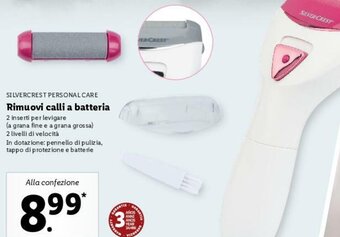 Lidl Rimuovi calli a batteria offerta
