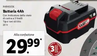 Lidl Batteria 4Ah offerta