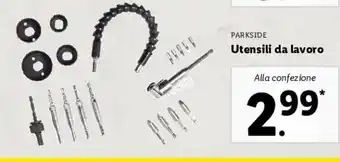Lidl Parkside Untensili da lavaro offerta