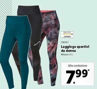 Lidl Crivit Leggings sportivi da donna offerta