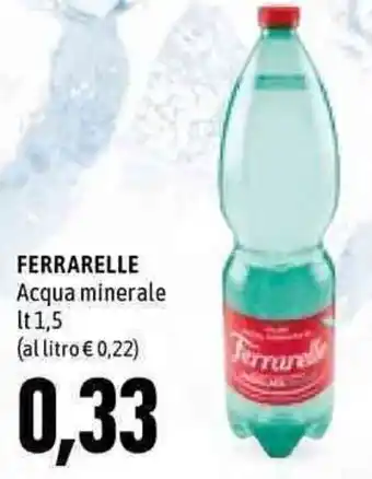 Emi Supermercati Ferrarelle Acqua minerale lt 1,5 offerta