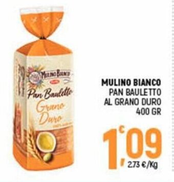 Ottimo Market Mulino Bianco Pan Bauletto Al Grano Duro 400 gr offerta