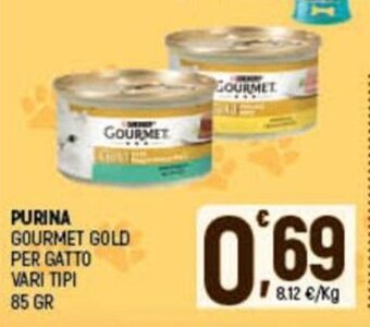 Ottimo Market Purina Gourmet Gold Per Gatto Vari Tipi 85 gr offerta