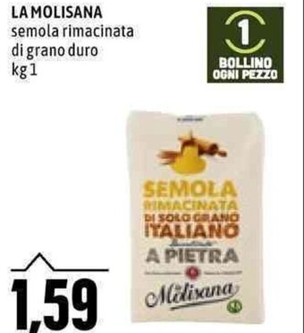 Emi Supermercati La Molisana semola rimacinata di grano duro kg 1 offerta