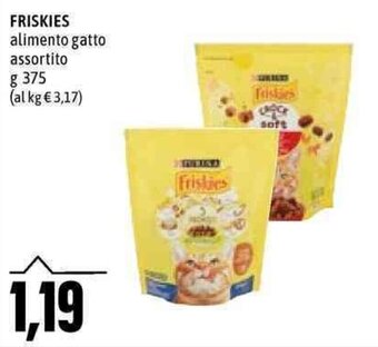 Friskies alimento gatto assortito g 375