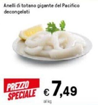 Iper La Grande Anelli di totano gigante del Pacifico decongelati offerta