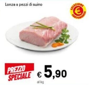 Lonza a pezzi di suino
