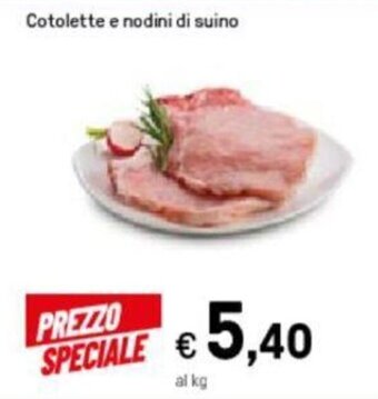 Iper La Grande Cotolette e nodini di suino offerta