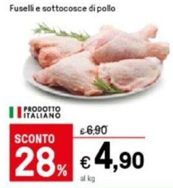 Iper La Grande Fuselli e sottocosce di pollo offerta