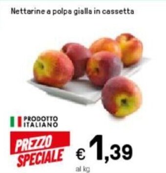 Iper La Grande Nettarine a polpa gialla in cassetta offerta