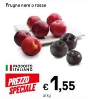 Iper La Grande Prugne nere o rosse offerta
