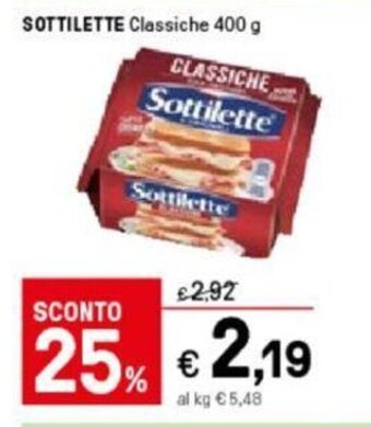 Iper La Grande Sottilette Classiche 400 g offerta
