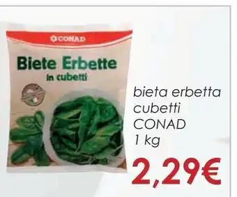 Conad Bieta erbetta cubetti conad 1 kg offerta