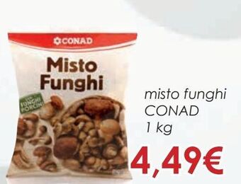 Conad Misto funghi conad 1 kg offerta