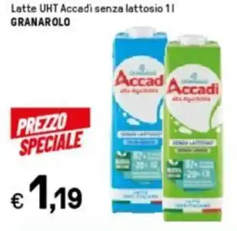 Iper La Grande Granarolo Latte UHT Accadì senza lattosio 1 L offerta