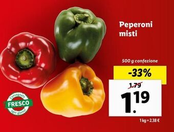 Lidl Peperoni misti offerta