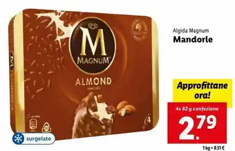 Lidl Magnum mandorle algida offerta