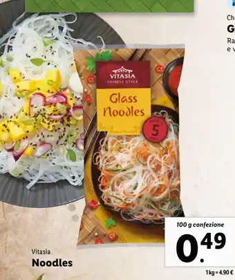 Lidl Noodles vitasia offerta