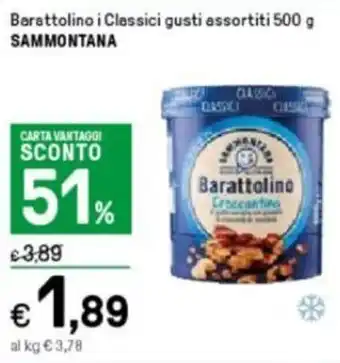 Iper La Grande Sammontana Barattolino i Classici gusti assortiti 500 g offerta