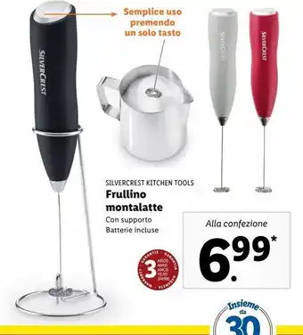 Lidl Frullino montalatte silvercrest kitchen tools offerta